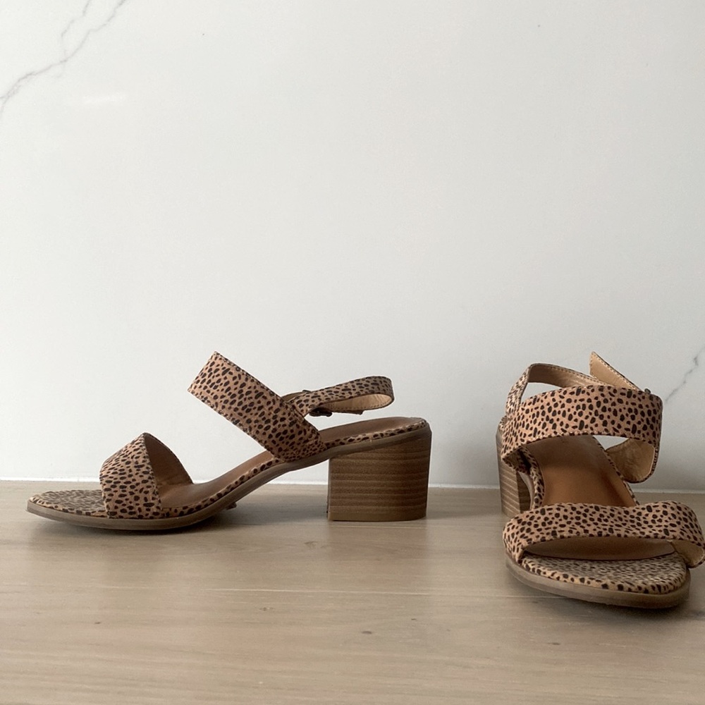 Leopard open-toed heel by American Eagle